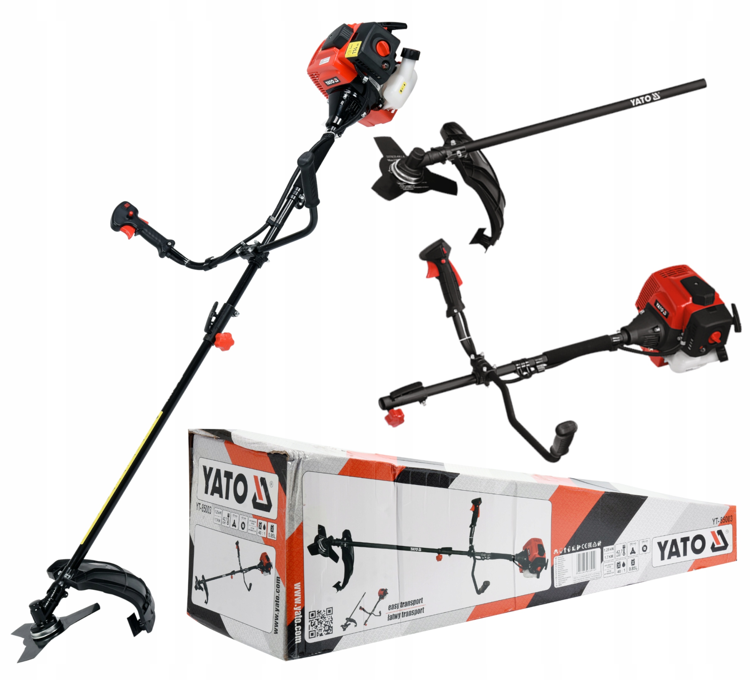 Benzínový krovinorez Yato 0 cm 7 kg 1250 W 1,7 HP